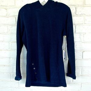 NWT Mountain Khakis navy hoodie tunic, med